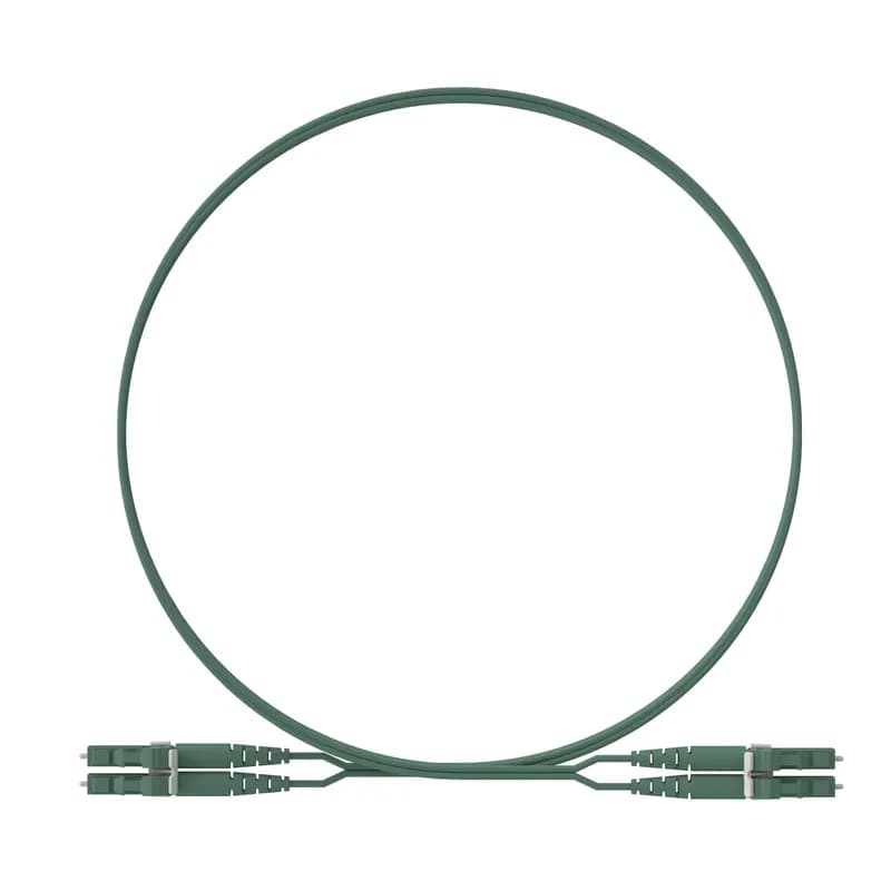 Panduit FS2EPKCLNNCM005 - The duplex fiber patch cord is OM4+ Signature Core with 1.6mm cable zipcord jacket. It is Plenum (OFNP), features LC Duplex connectors, has ultra low insertion loss and is 5 meters in length. This cord is Keyed C - Green LC Duplex on one end, standard LC Duplex connection on the other end as part of a keyed cabling systems that provides an additional layer of physical security, mating only with matching keyed components. The cable jacket color is green.