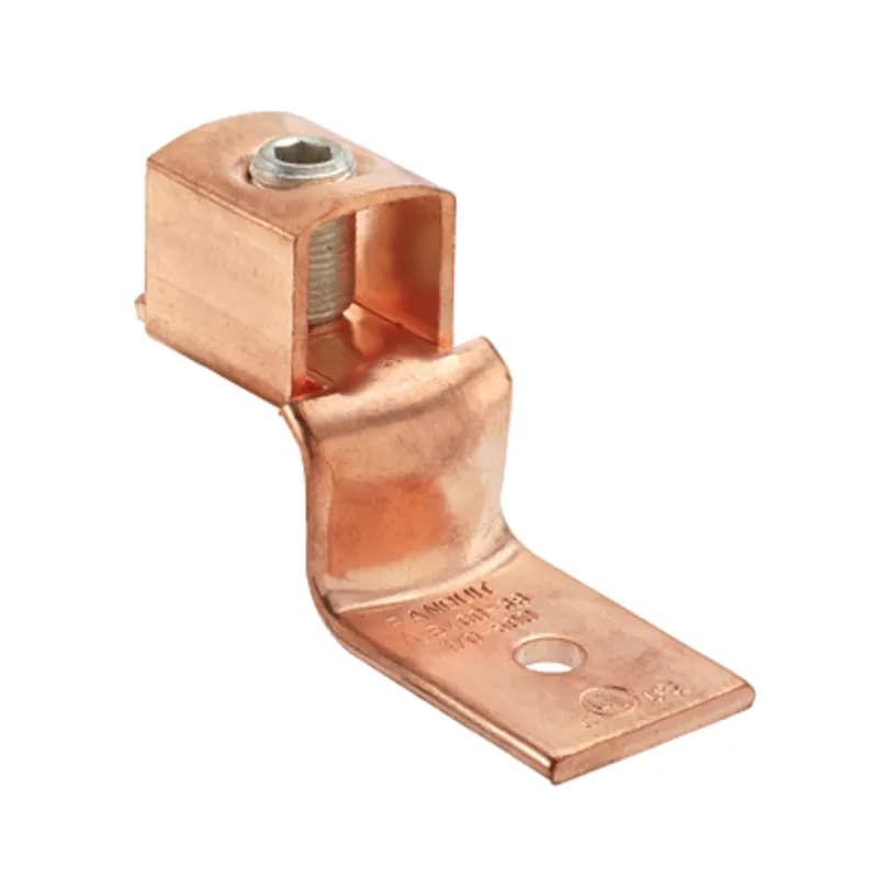The CB175-38-L Copper Mechanical Lug is made from high strength electrolytic copper to provide premium electrical and mechanical performance, Wide wire range-taking capability minimizes inventory, Internal pressure bar and V-bottom collar provide uniform clamping force on conductor to assure positive contact between conductor and connector, plated steel set screw provides high strength and durable electrical contact between conductor and connector, cULus Listed for use up to 600 Volts.