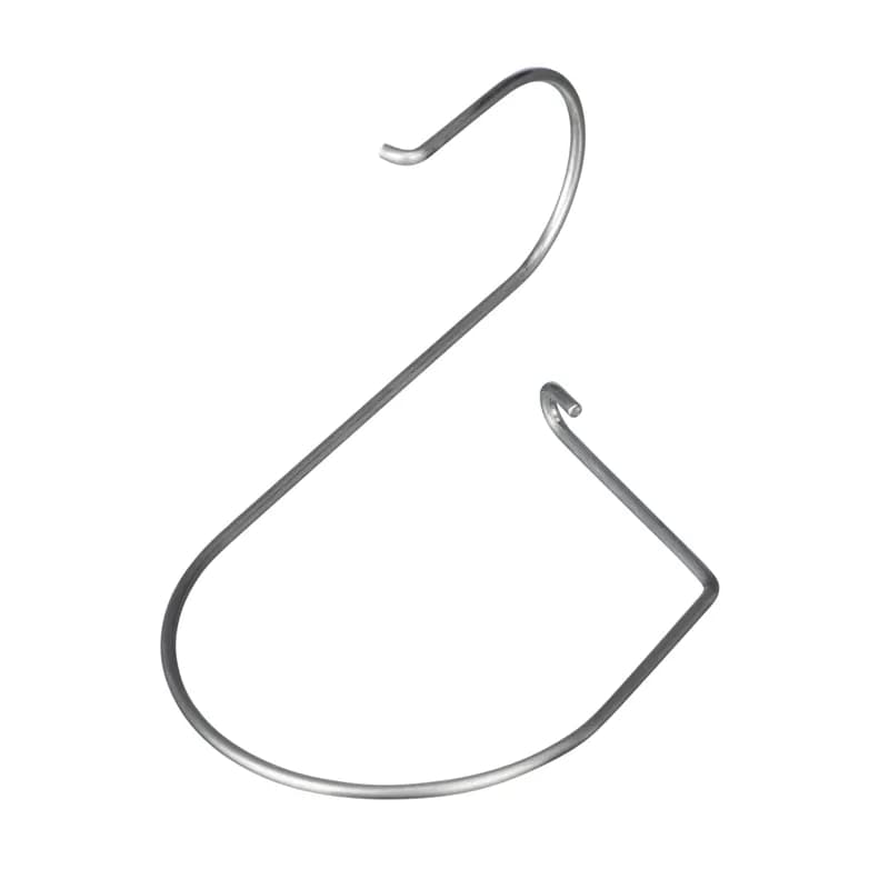 Panduit WH20SS-90-M - Panduit WH20SS-90-M Solar Wire Hangers are devices used to suspend and aid in the routing of PV wire in Solar arrays. These hangers are configured to hook into and hang off mounting holes common in solar module frames. The 2-inch (50.8mm) saddle area can accommodate 20 or more PV wires. These can be purposely unlatched for access to the channel for any future maintenance needs on the PV wire. These hangers are made of 304 stainless steel for longevity and durability.