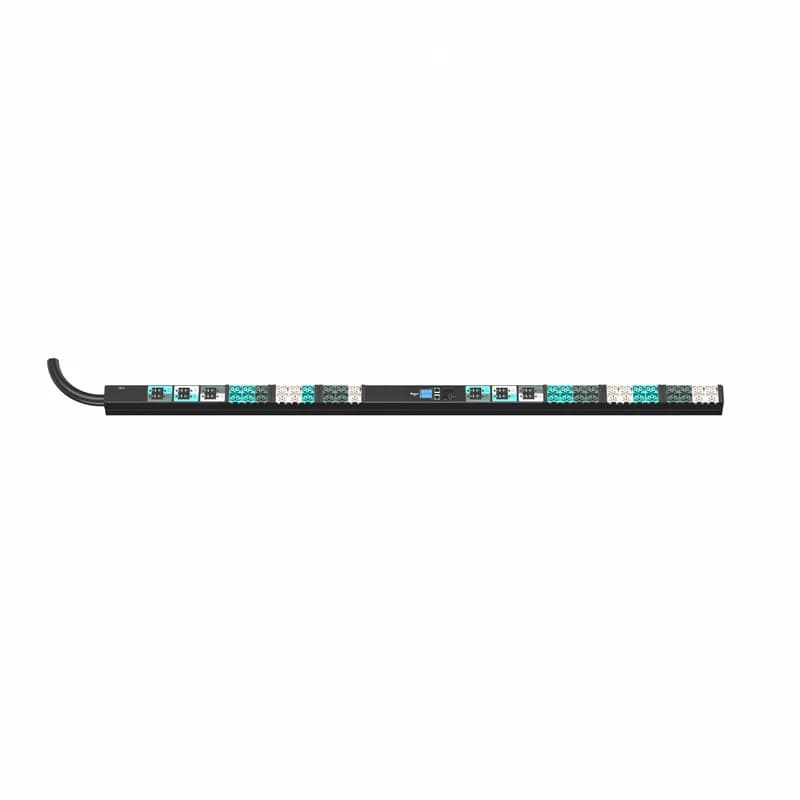 Panduit E42D01L - EL2P MI PDU, 60/63 AMP, (21)C13/C15, (21)C13/C15/C19/C21, IEC 60309 3P+N+E 6h 60A/63A (IP44)-3M, BLACK