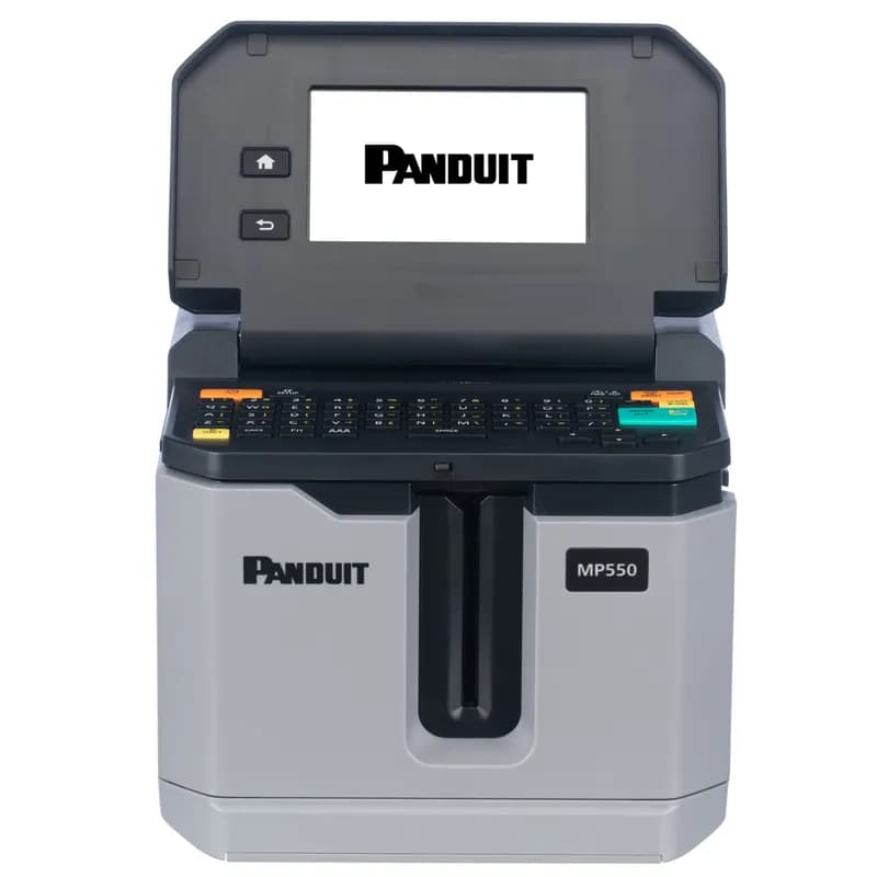 Panduit MP550 - Includes MP550 printer, 1 cassette of S150X150VAM2, USB cable, Li-Ion Rechargeable battery pack, and power adapter (MP-ACS-2). For use in North America.