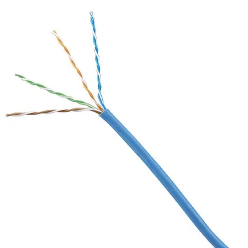 Panduit NUC5C04BU-CE - The NK5e™ Cat 5e U/UTP CM copper cable is constructed of 24 AWG copper conductors with HDPE insulation. The copper conductors shall be twisted in pairs. All four pairs shall be covered by a flame retardant PVC (CM), Blue jacket. Packaged 1000 ft./305m in an easy payout carton.