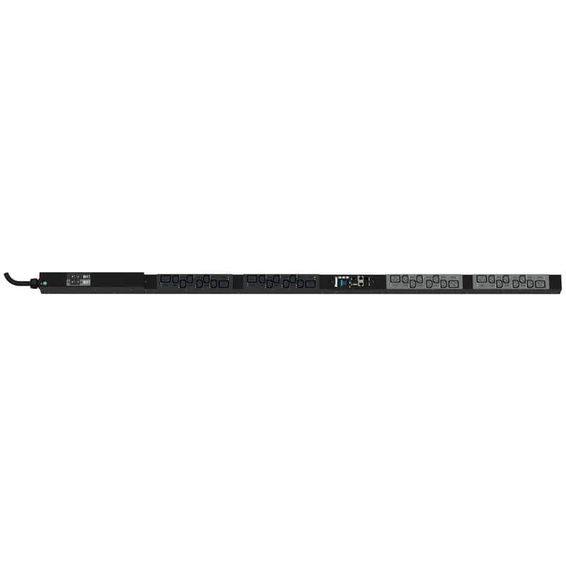 Panduit P32G13G - The Panduit™ G6 Monitored & Switched per Outlet PDU features (24) C13 and (8) C19 outlets. It is a 32 amp, 230 V, single phase PDU with an IEC 60309 2P+E 6h 32A (IP44) input plug and a 10 foot (3m) power cord. The PDU is black.