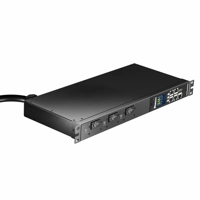 Panduit E06D17M - ES2P MI PDU, 30 (24) AMP, (6)C19, NEMA L21-30P 5W-3M, BLACK