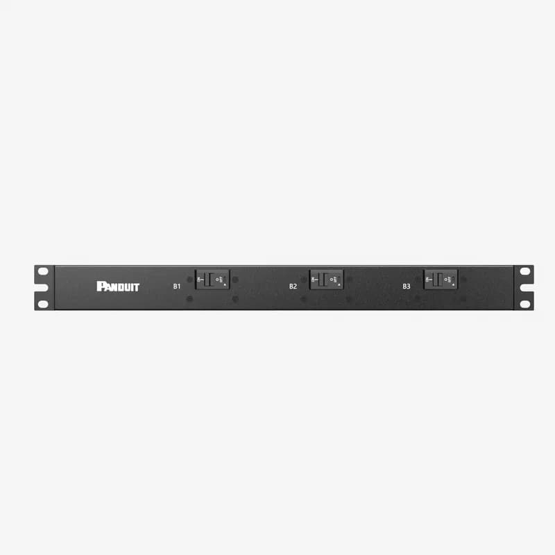 Panduit E06B48M - ES2P Basic PDU, 50 (40) AMP, (6)C19, CS8265 50A 3W-3M, BLACK