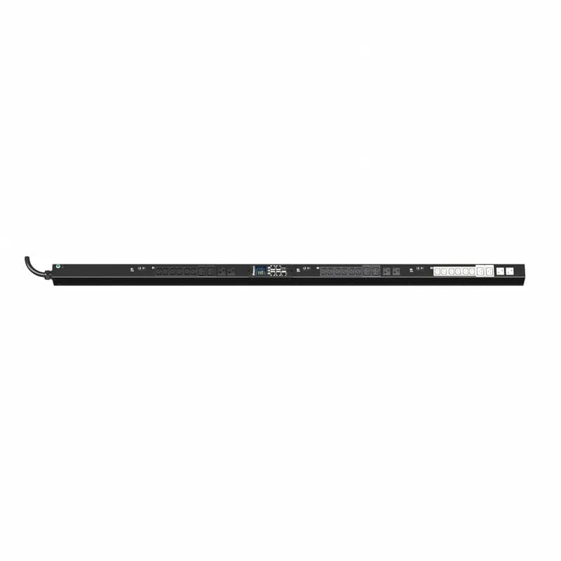 Panduit E30D02M - ES2P MI PDU, 30 (24) AMP, (18)C13, (6)C19, (6)5-20R, NEMA L21-30P 5W-3M, BLACK