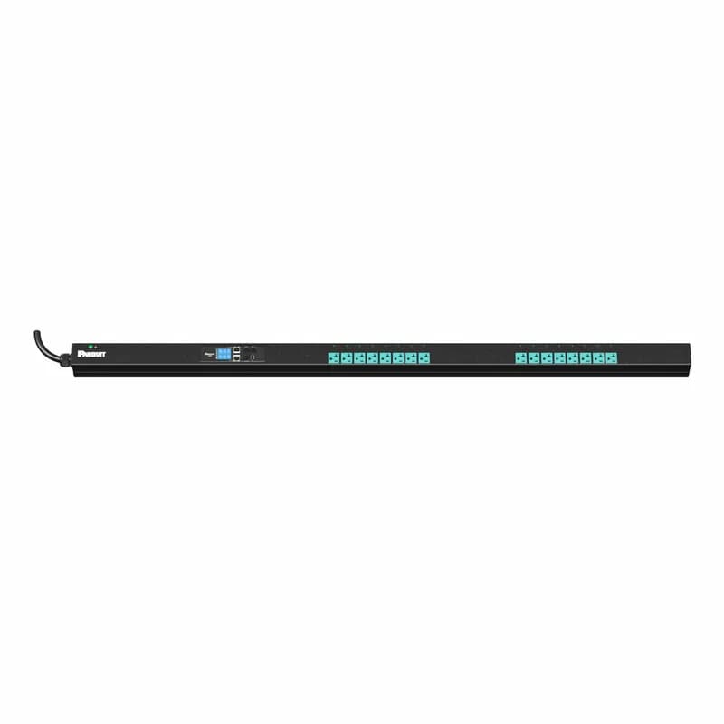 Panduit E16E22L - EL2P MS PDU, 20 (16) AMP, (16)5-20R, NEMA L5-20P-3M, BLACK