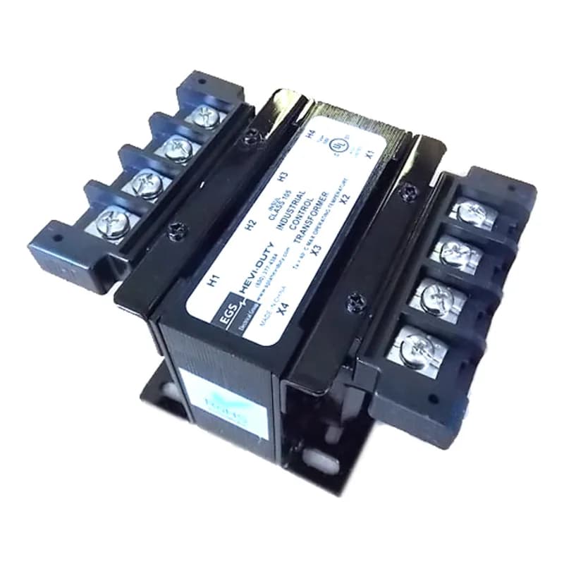 International Series Control Transformer, 50VA, Volts Primary: 208/240/415, 277/480, 200/230/400. 220/380, Volts Secondary: 24, 24, 24, 23, Frequency: 50/60 HZ or 60HZ