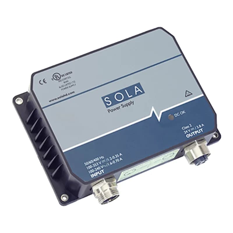 IP67 SCP-X Extreme Environment Series Power Supply. Single Stacked, Output Power 100W, Output Voltage 24 Vdc, Output Current 3.8 A