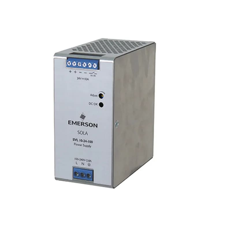 SVL Essential Din Rail Series, Nominal Output Voltage: 24VDC, Nominal Output Current: 10A, Max. Power: 240W, Frequency Rating: 50/60Hz, Single Phase, DIN Rail Mounting