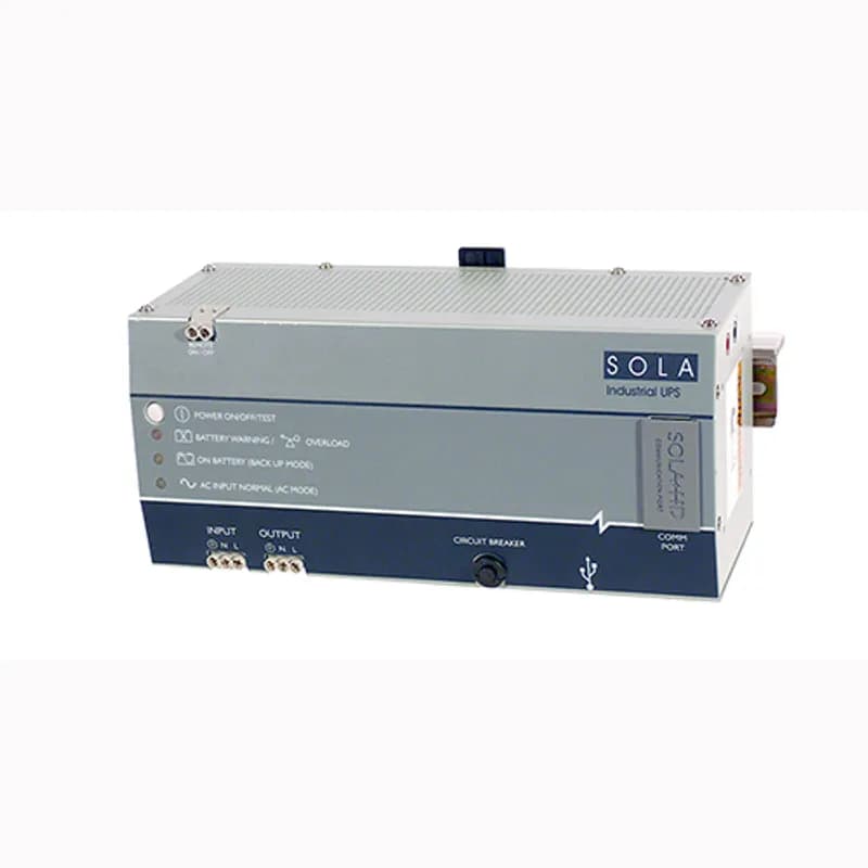 SDU AC - A Series DIN Rail AC UPS, Wattage:300 W, Capacity: 500 VA Voltage Rating:120V AC, Frequency Rating:50/60HZ, Back-Up Time: 4 Minutes