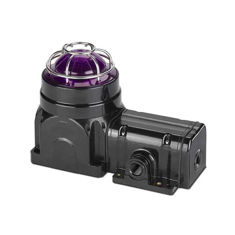 Global Series LED Light, Hazardous Location, UL and cUL CID2, Zone Listed, 120-240VAC, Ex de Surface Mount, Magenta
