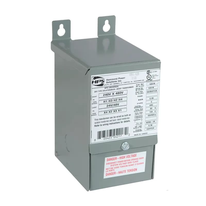 Hammond Power QC25ERCB - Buck-Boost Transformer, 120x240 PV, 12x24 SV