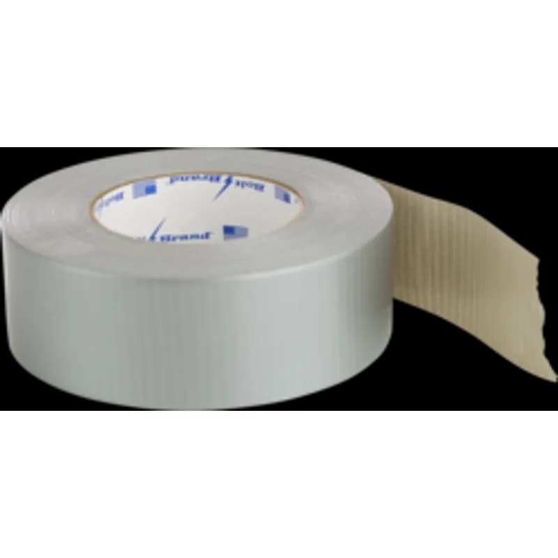 Minerallac Company 94396 - General purpose duct tape with a cloth laminate construction and silver finish. It is 2 inches wide, 60 yards long, and 9 mil thick. The tape uses a polyethylene coated cloth backing with natural rubber adhesive and is intended for bundling, patching, mending, heavy-duty box sealing, maintenance, and general repair applications.