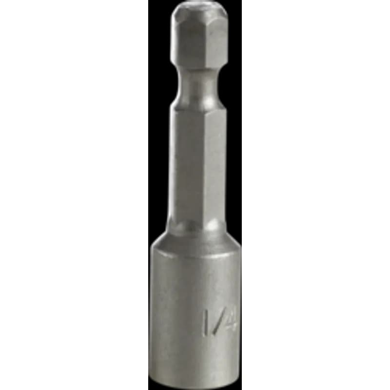 Minerallac Company 39006 - This is a hex driver bit for use with 1/4 in hex shank drivers. It is made of steel and has a magnetic tip to improve fastener retention. The bit has an overall length of 1-3/4 in and is sized for #14 screws.