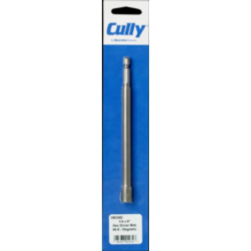 Minerallac Company 39034D - Hex Tek driver bits for #6-8 screw applications. They have a 1/4" drive size and a 6.000" overall length. The shank type is hex and the shank material is steel.