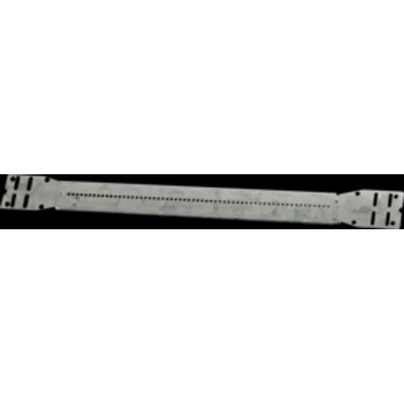 Telescoping box mounting bracket for stud spacing from 17 to 26 in. It is used with 1-1/2 in. or 2-1/8 in. electrical boxes. The bracket is made of pregalvanized steel and has a silver color.