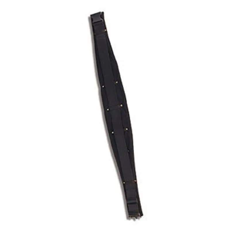 Minerallac Company 39321 - A comfort belt with a metal buckle designed for the working professional. It is size Small, fitting 24" to 27", and comes in black. The belt uses a highest grade nylon web belt with leather-tipped ends, 1/2" closed cell foam padding, and a durable metal buckle.