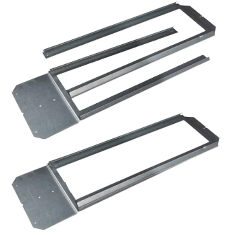 Minerallac Company BMBT16244SL - Telescoping Box Slider Wall Mounting Bracket for Wood or Metal Studs 16-24" on Center, Allows 4" or 4-11/16" Electrical Box to Slide into Position between Studs, Break-apart design, Pre-Galvanized