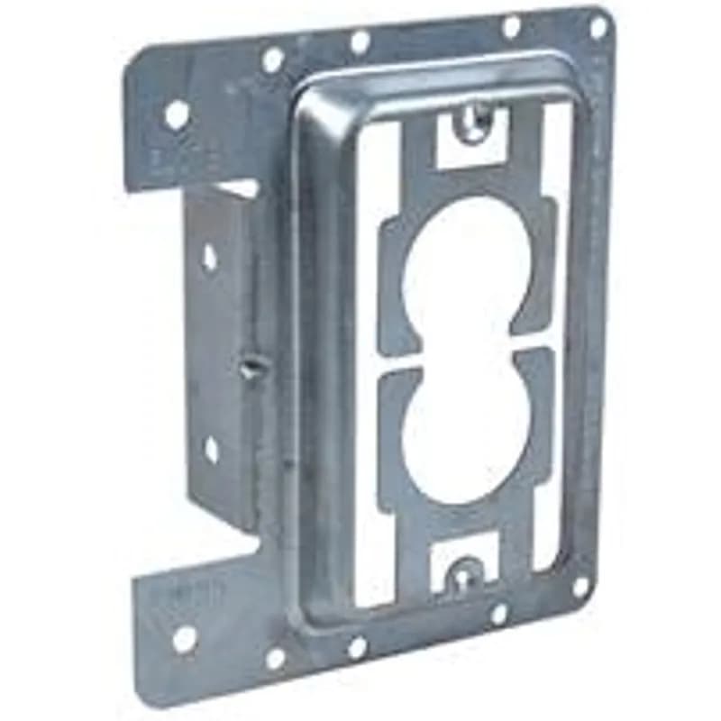 Minerallac Company WB1S - Single Gang Low Voltage Mounting Bracket (Class 2 wiring), Mounts Standard Low Voltage Wall Plates without Electrical Box, New Construction, Pre-Galvanized