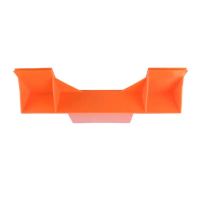 Minerallac Company BB4SFB - Open Side Metal Stud Box Support, use with FS Bracket boxes, fasten with #8 self-tapping screws, screws not included, Slots on Box Backer slide into open side edge of stud, Plastic