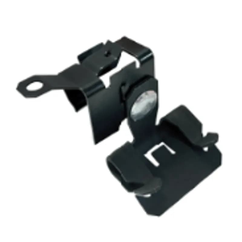 Minerallac Company SFC516MC1 - This is a 14-2 thru 10-3 MC/AC support clip for a single run. It is a beam clamp-MC/AC clip made of spring steel with a black finish. The clip fastens MC/AC cable to a beam and fits a 5/16" to 1/2" flange. Its size is 2" H x 2" W x 1-5/8" D.