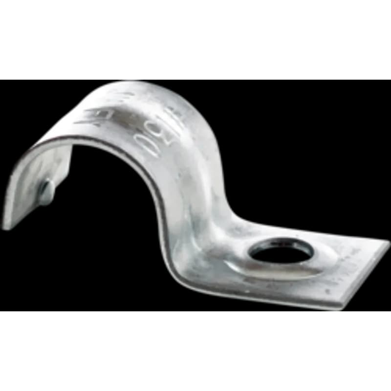 Minerallac Company C196 - One Hole Strap - Fits 4" EMT Conduit, Zinc Plated, Box