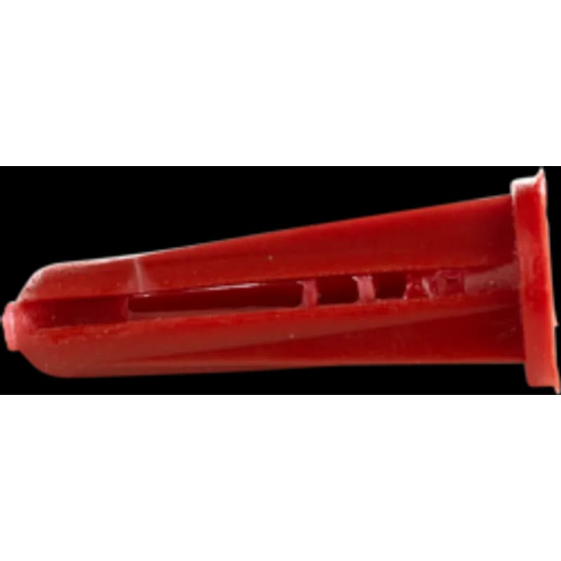 Minerallac Company 39819 - #8 Phillips/Slotted Pan Head Red Conical Anchor Kit, #8 x 1" (100), #8-10 (100), Includes 3/16" Carbide Drill Bit, Jar