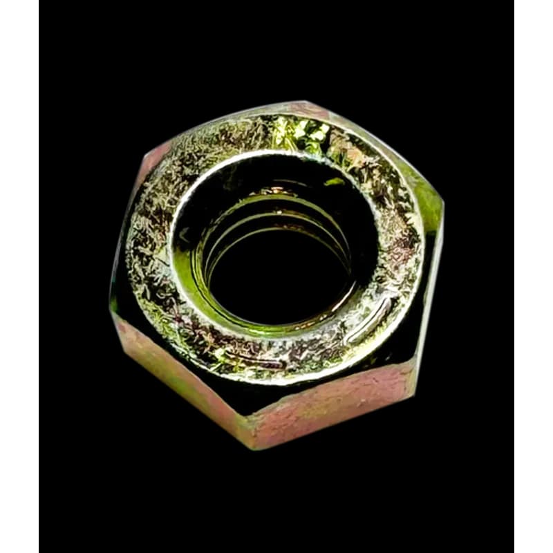 Minerallac Company 401308J - 5/16"-18 Finished Hex Nut, Grade 8, Coarse Thread, Medium Carbon, Yellow Zinc, Jar