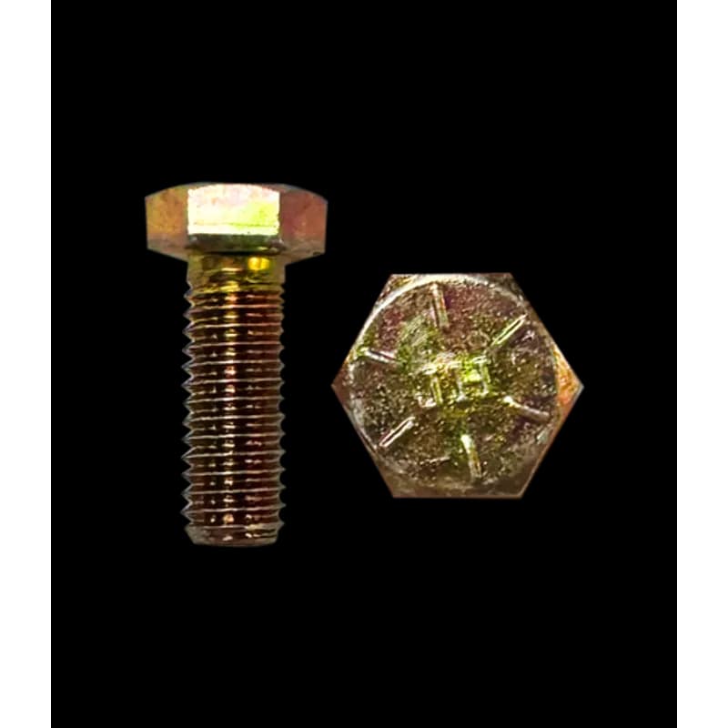 Minerallac Company 558648J - 1/2-13 x 4" Hex Head Cap Screw, Grade 8, Partial Threaded, Zinc Plated, Jar