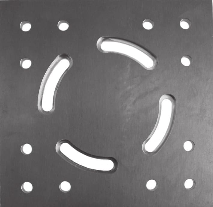 mechanical tilting plate - Mounting: 35-60 mm diameter pole