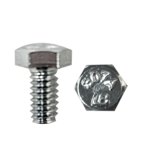 This is a 3/8-16 x 1 inch hex head bolt. It is made of Grade 2 steel with a zinc plated finish and is fully threaded. The bolt has a 9/16 inch hex head width and a 15/64 inch head height.