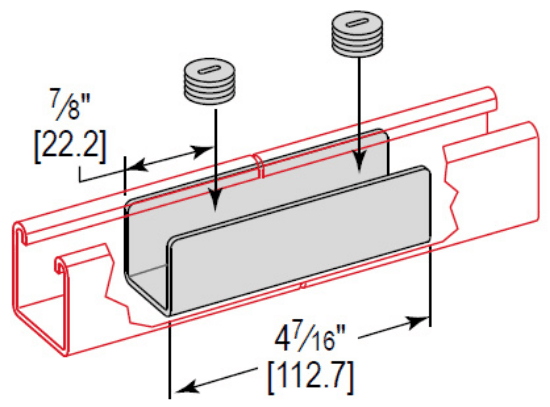 Minerallac Company SJI81EG - Inside strut joiner for 13/16 channel. The sheet identifies it as 1/4-20 x 1 HHCS 18-8SS. No additional material, finish, or dimensional attributes are listed in the product attributes table.