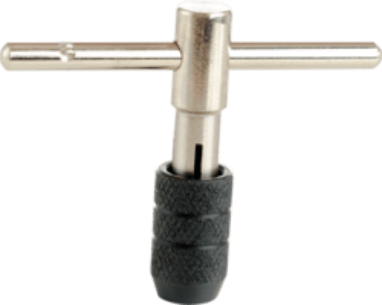Minerallac Company 69902 - A tap handle wrench for use with taps up to 1/4 in. It is made of carbon steel and is a plug style tap wrench. The sheet identifies it as catalog number 69902 and gives the tap range as 6-32 to 1/4-20.