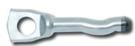 Minerallac Company 59180J - A 1/4 tie wire anchor for suspended ceilings. It is made of carbon steel with a zinc plated finish and is designed for use in concrete, block, or stone. The anchor has a 1/4 in drill size, a 9/32 tie wire hole, and a 1-1/8 in minimum embedment depth. Size is listed as 1/4 x 1-3/4.