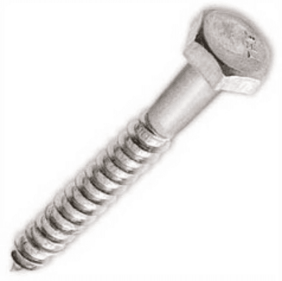 This is a 1/2 x 4 inch lag bolt with a hex head. It is made of 18-8 stainless steel. The sheet identifies it as catalog number 75364J.