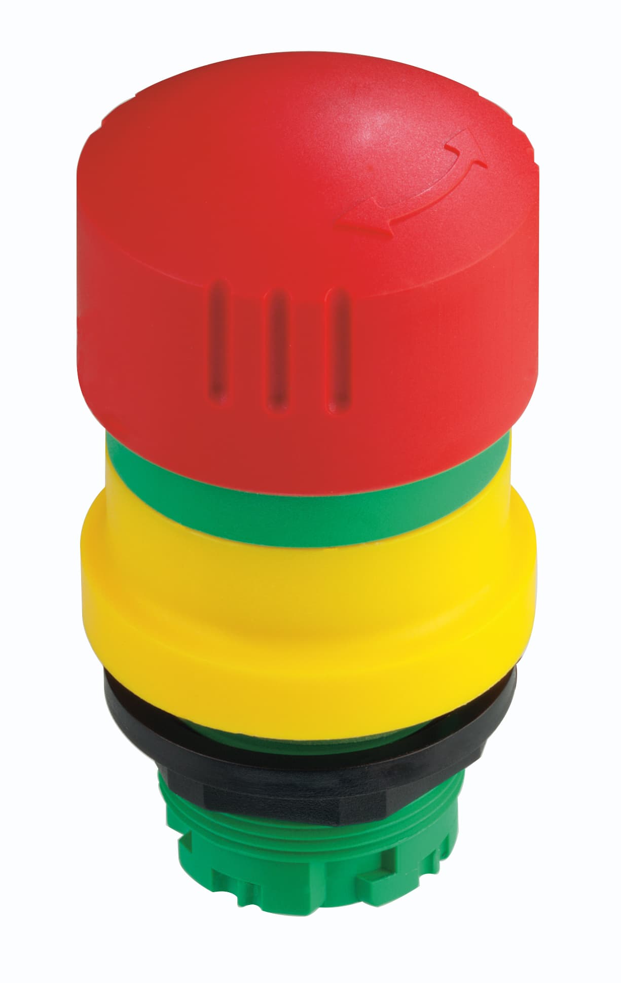 Switching Function: Maintained Release: twist right or leftPanel Cutout: � 22.3 mmBezel Color: Yellow Color Actuator: RedIllumination: No Labeling Option: No