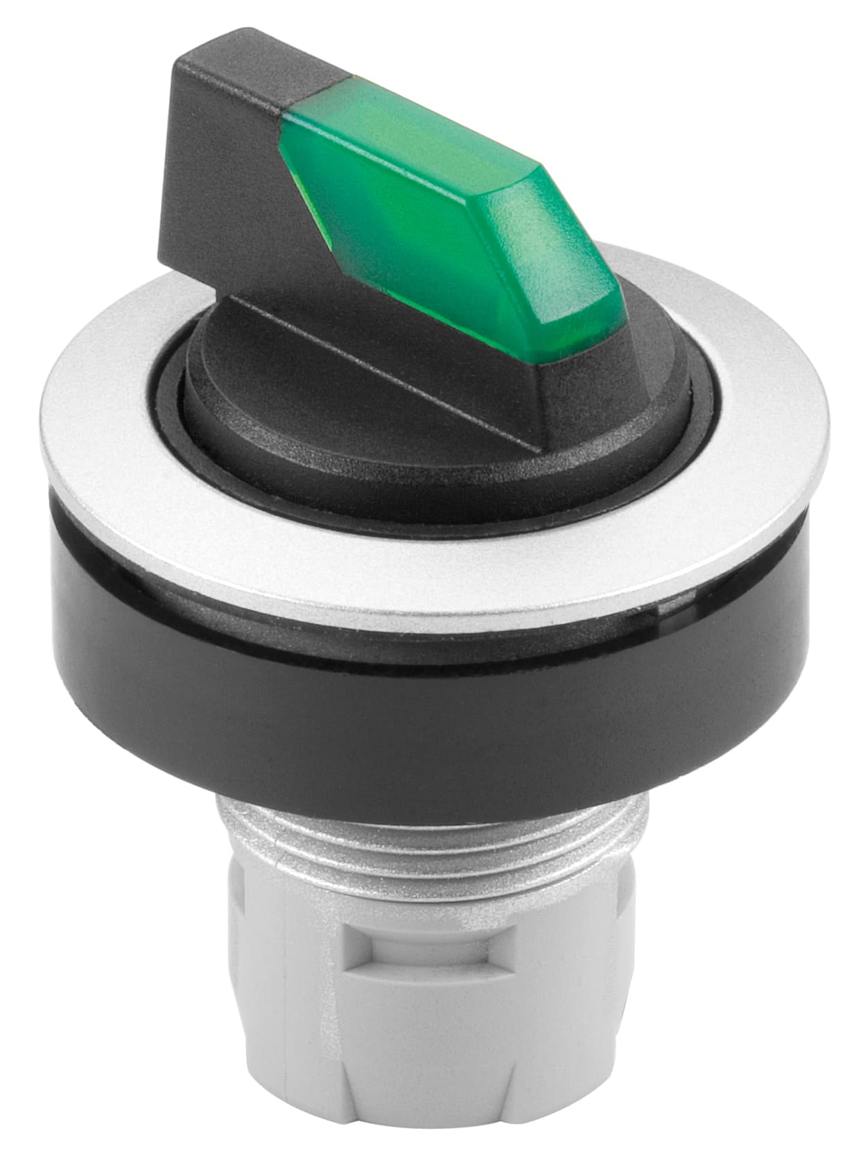 Switching Function: Maintained Direction-Angle: 1 x 90� DegreesPanel Cutout: � 22.3 mm Shape: RoundIllumination: No Labeling Option: NoProtection Class: II (protective insulation) Bezel Color: Silver